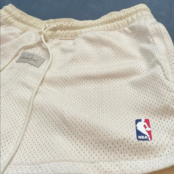 Fear of God NBA Nike Cream Shorts - Picture 2 of 5